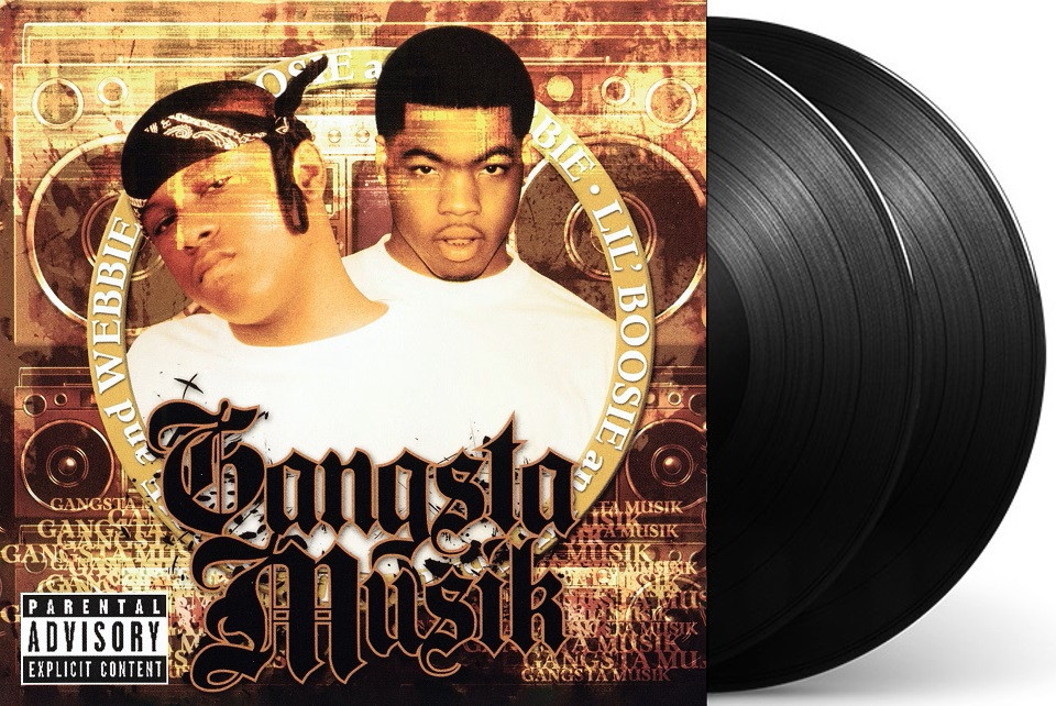 ☆Bookie☆ G-rap Gangsta rap Hiphop Lil Boosie & Webbie - Gangsta Muzik Vinyl Record