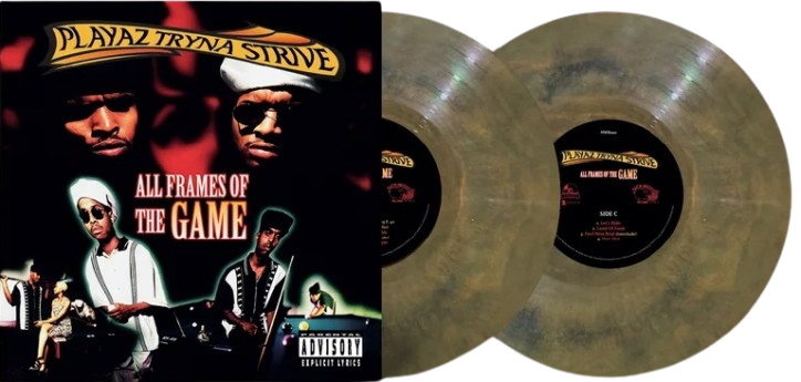 Playaz Tryna Strive - All Frames of The Game (Marble) Vinyl Record