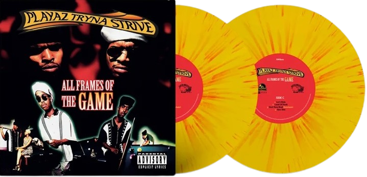 Playaz Tryna Strive - All Frames of The Game (Yellow) Vinyl Record