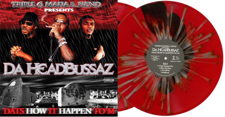 Three 6 Mafia & Fiend - Da Headbussaz Vinyl Record