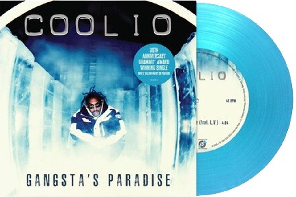 Coolio - Gangster's Paradise (Blue) 7" Vinyl Record