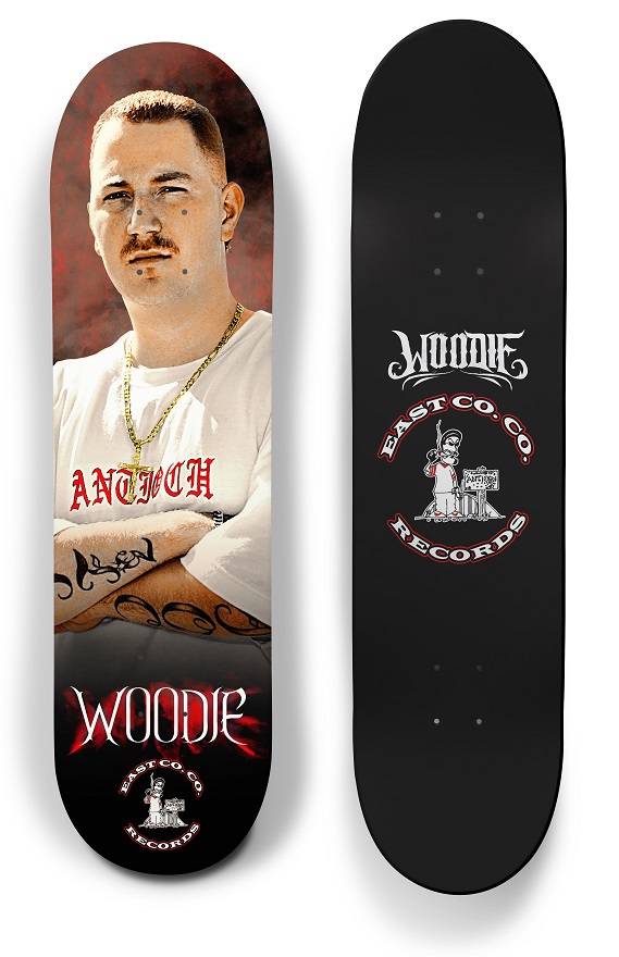 Woodie East Co. Co. Records Skateboard Deck