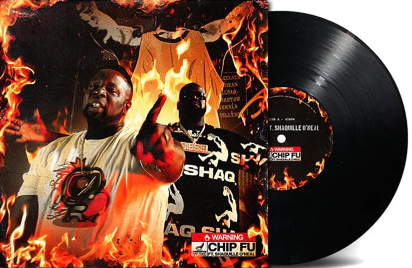 Chip Fu & Shaquille O'Neil - Warning 7" Vinyl Record