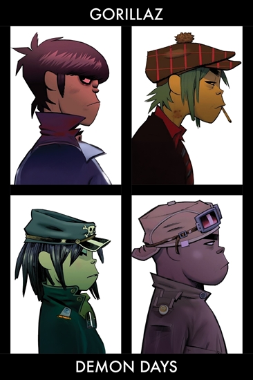Gorillaz - Demon Days Poster