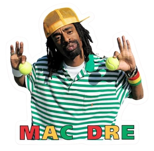Mac Dre - Andre Macassi Sticker