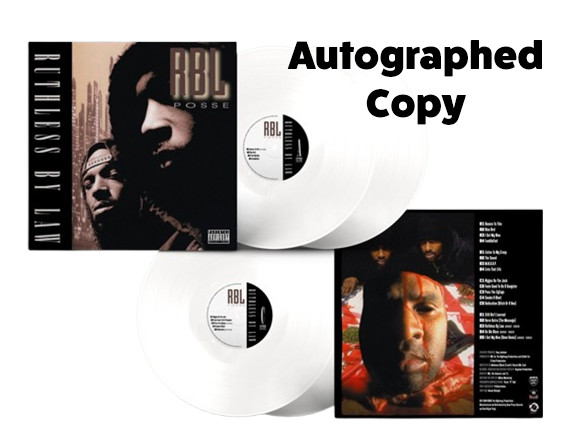 RBL Posse - Ruthless By Law (White) Autographed Vinyl Record