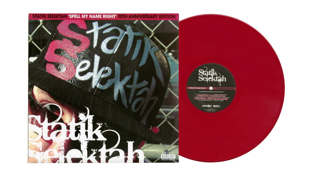 Statik Selektah - Spell My Name Right (Red) Vinyl Record