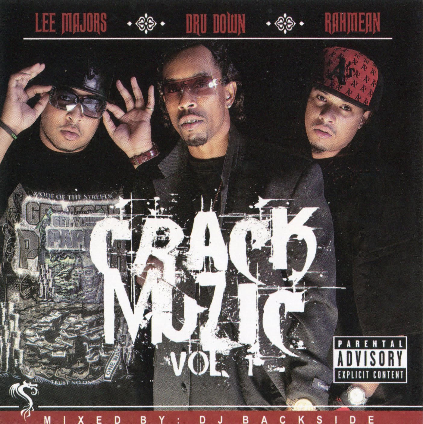 Dru Down, Lee Majors & Rahmean - Crack Muzic Vol. 1 CD