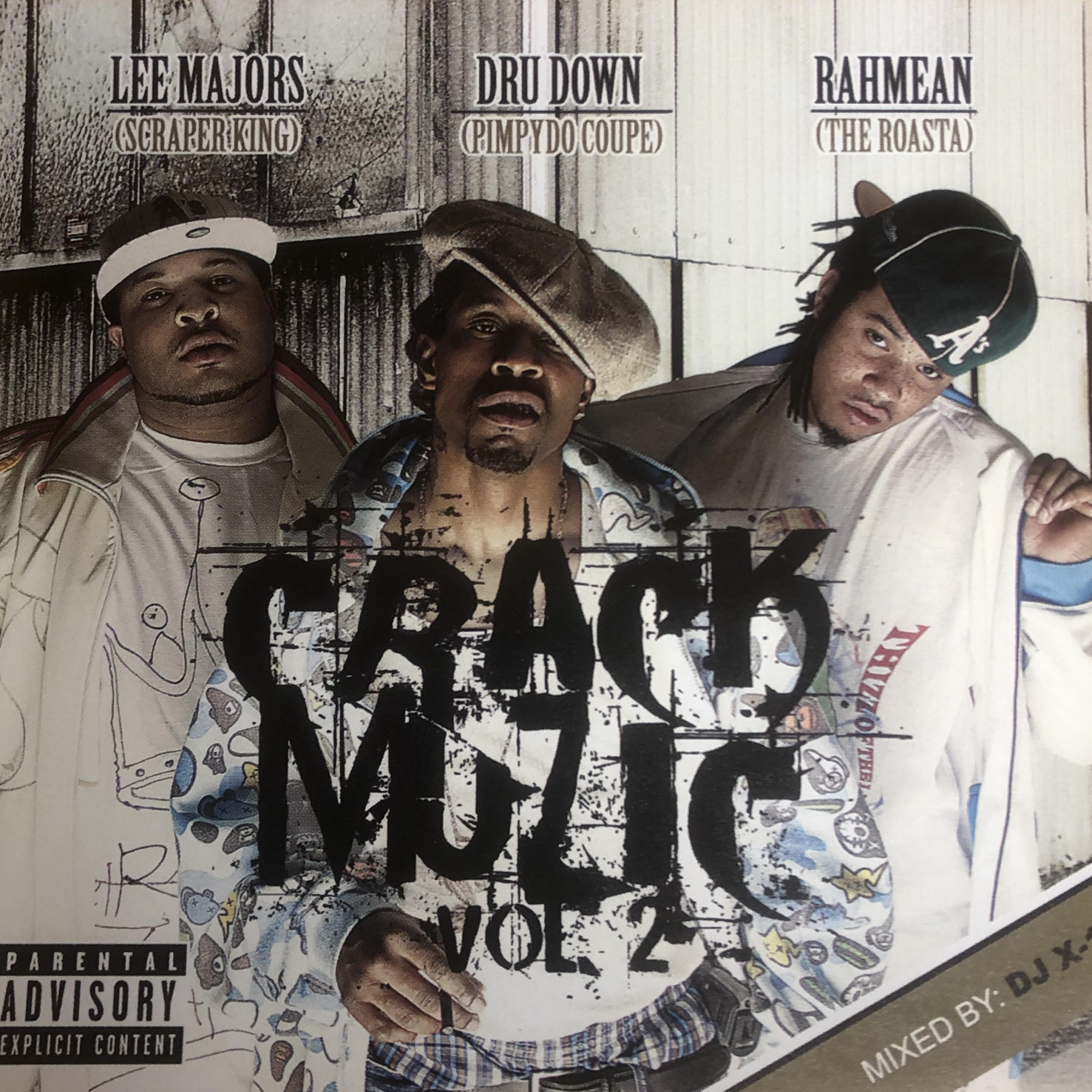 Dru Down, Lee Majors & Rahmean - Crack Muzic Vol. 2 CD