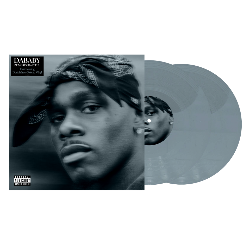 DaBaby - BE MORE GRATEFUL (Iron Colored) Vinyl Record