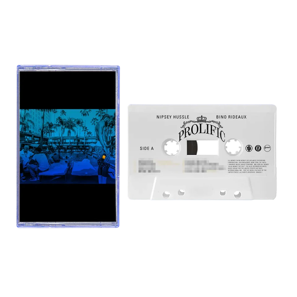 Nipsey Hussle & Bino Rideaux - Prolific (White) Cassette Tape