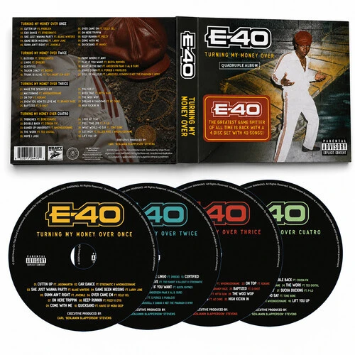 E-40 - Turning My Money Over (4 Disc Set) CD