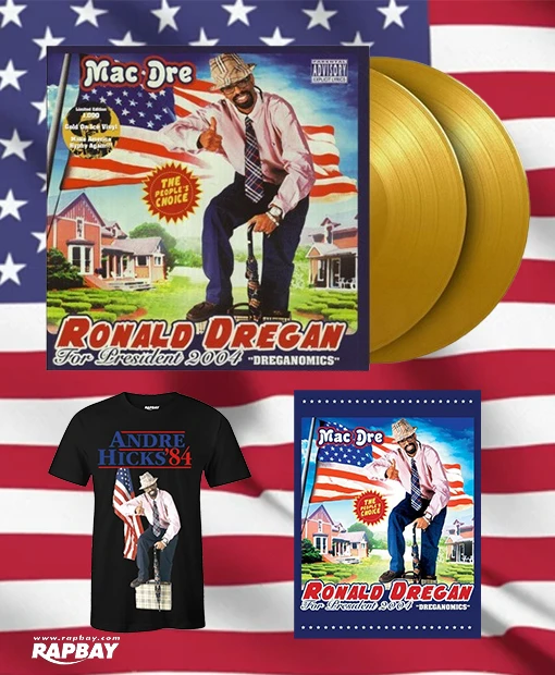 Mac -Dre - Ronald Dregan - Dreganomics (Gold Ice) Vinyl Record