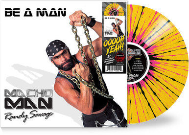 Macho Man - Be A Man (Swirl) Vinyl Record