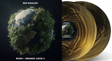 wiz khalifa レコード Wiz Khalifa - Kush & Orange Juice 2 (Black/Gold) Vinyl Record