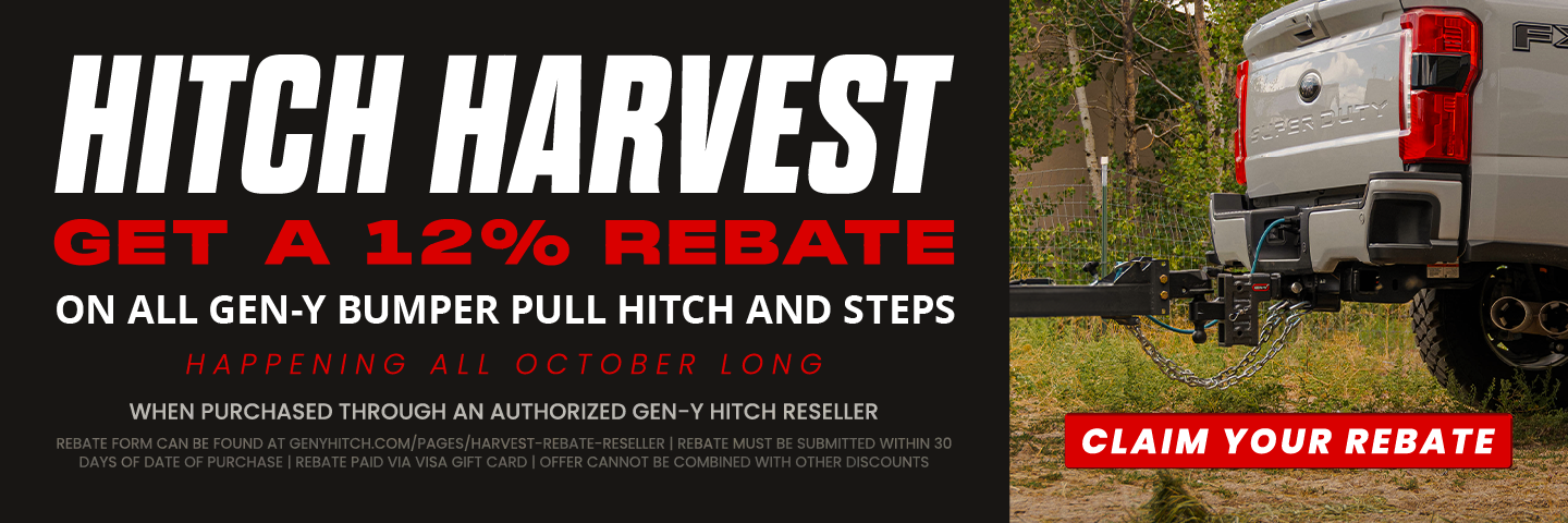 Gen-Y Harvest Hitch Rebate
