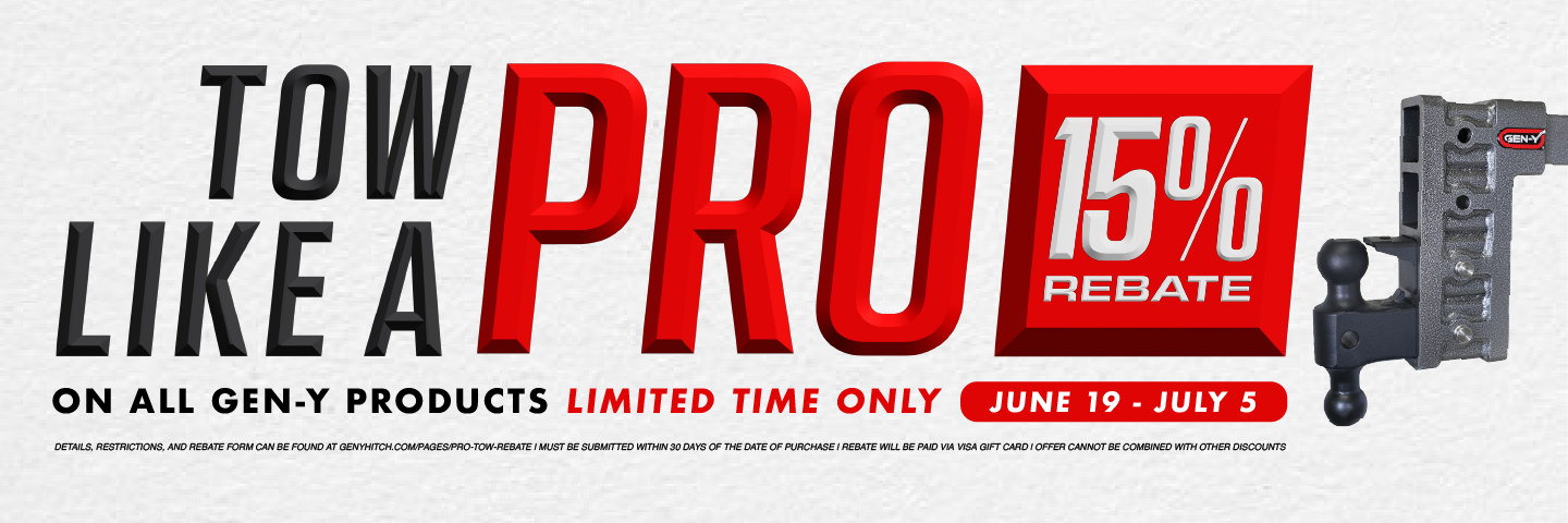 Pro Tow Rebate Sale