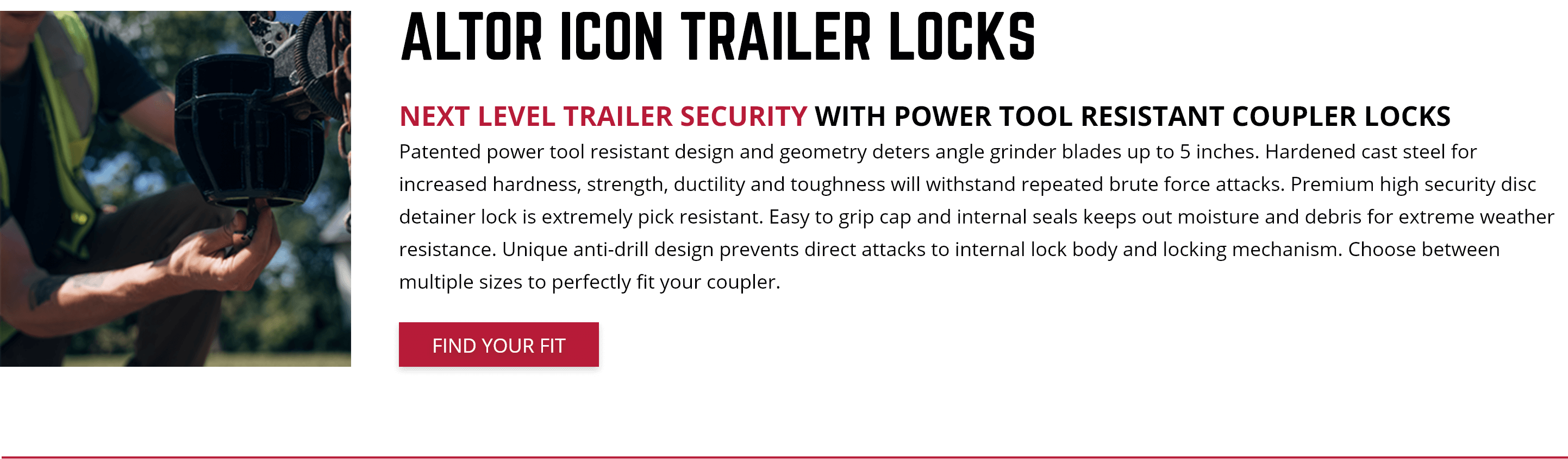 Altor Icon Trailer Locks
