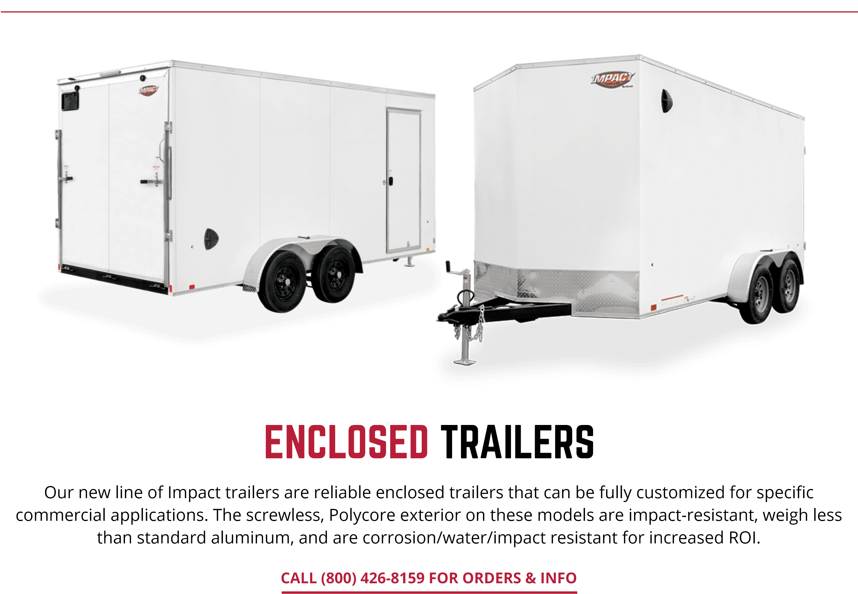 Enclosed Trailers