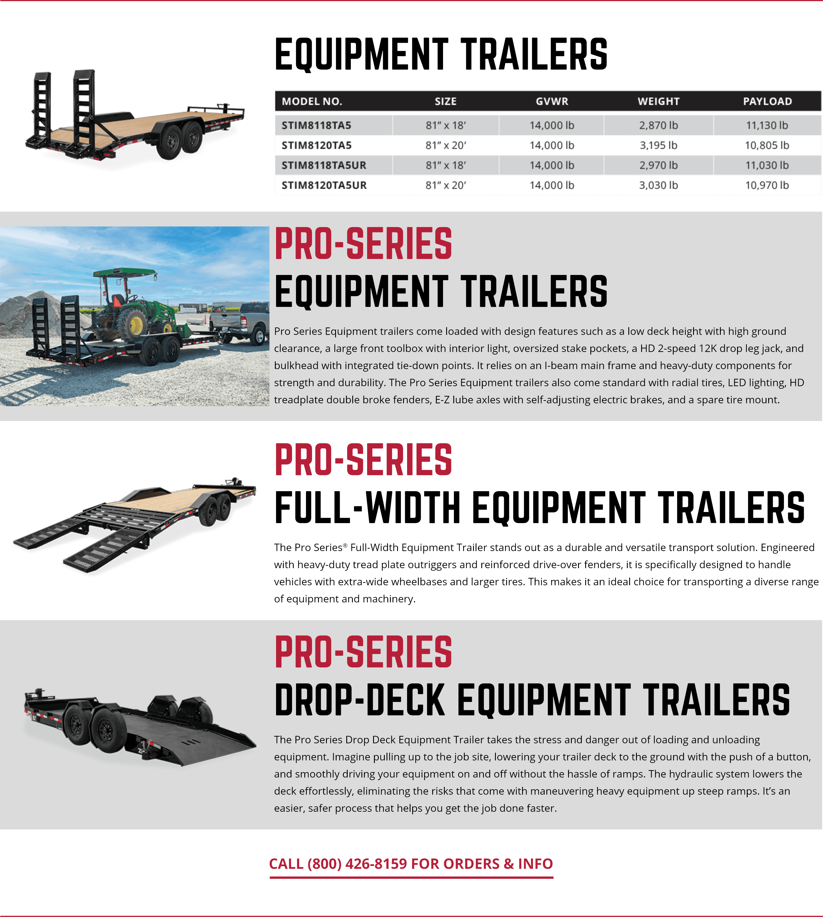 Equipment Trailers