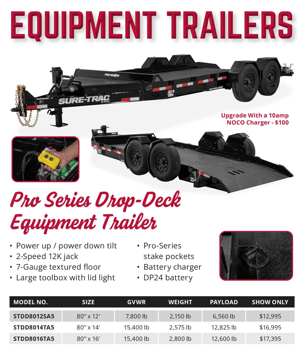 Pro Series Drop Deck Trailer