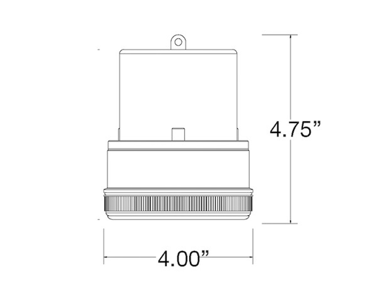 LEDSL475A --- LED Magnetic Portable Amber Beacon