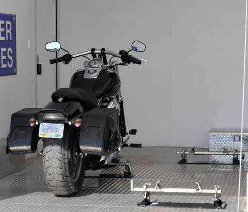 TieDowns B&W Biker Bar MC2303 Accessories