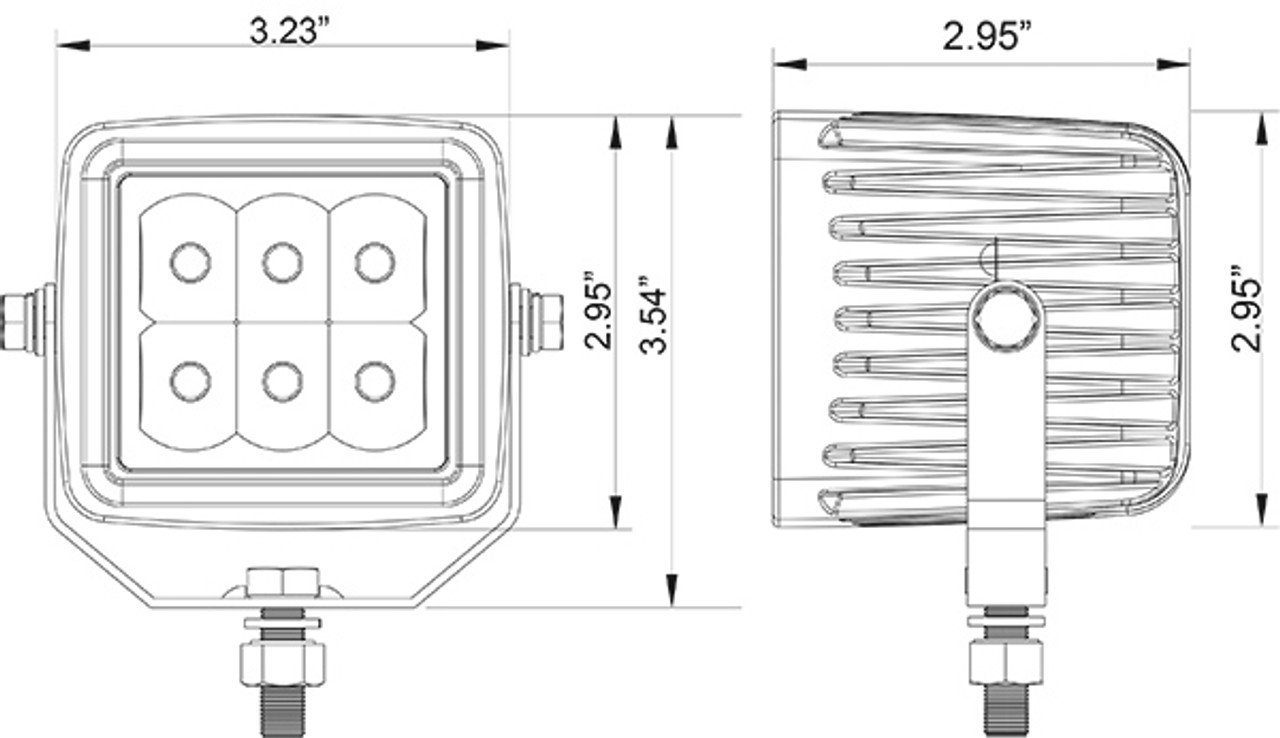 1492237 --- LED Spot Light - Square