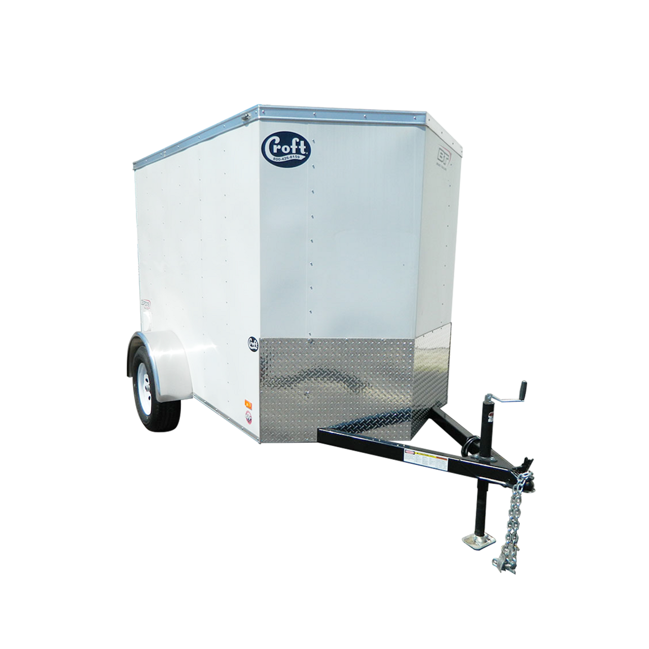 SC58SARD --- 5' X 8' Enclosed Trailer with Ramp Door - Bravo