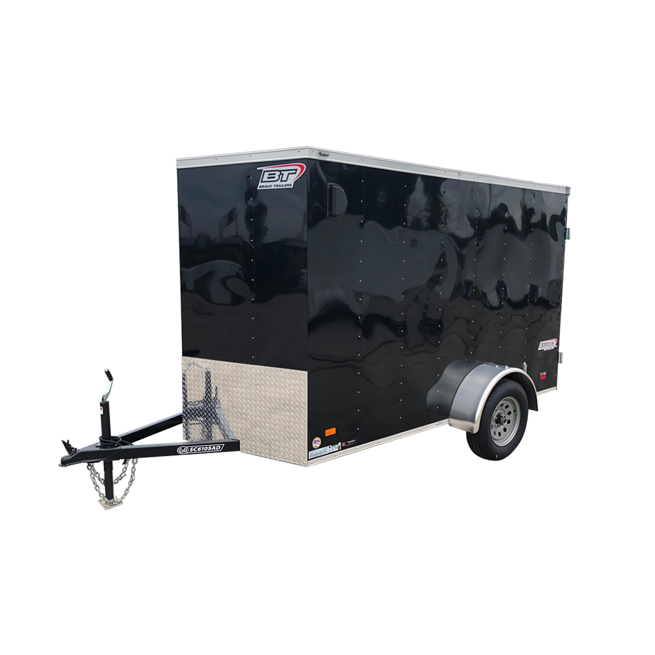 SC610SAD --- 6' X 10' Enclosed Trailer with Double Rear Doors - Bravo