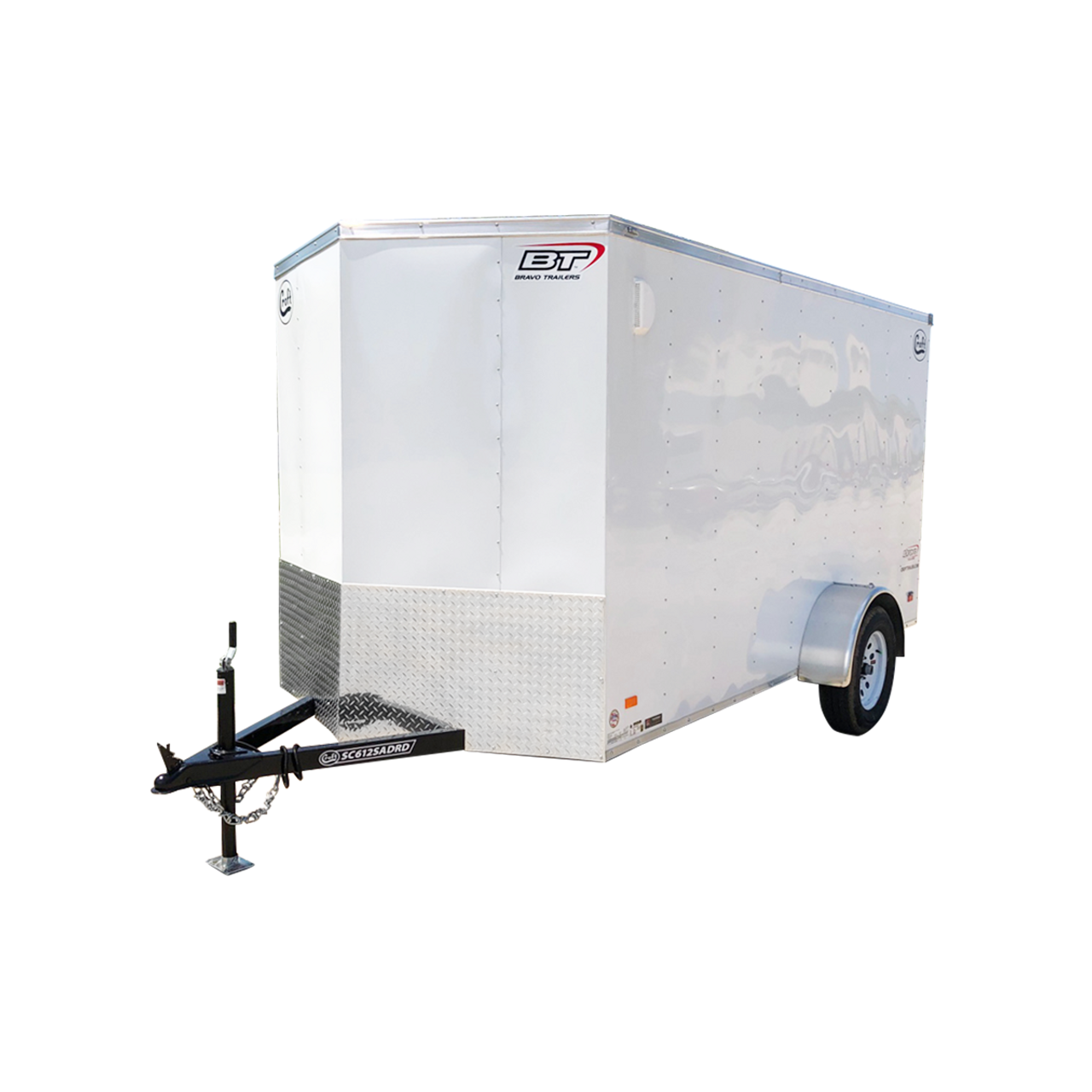 SC612SADRD --- 6' X 12' Enclosed Trailer with Ramp Door - Bravo