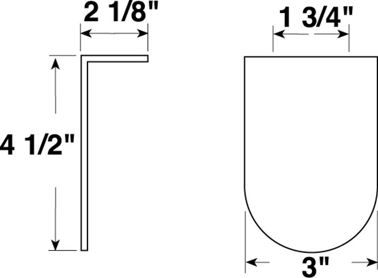 510-9 --- Mounting Bracket for Round Stud Mount Tail Lights