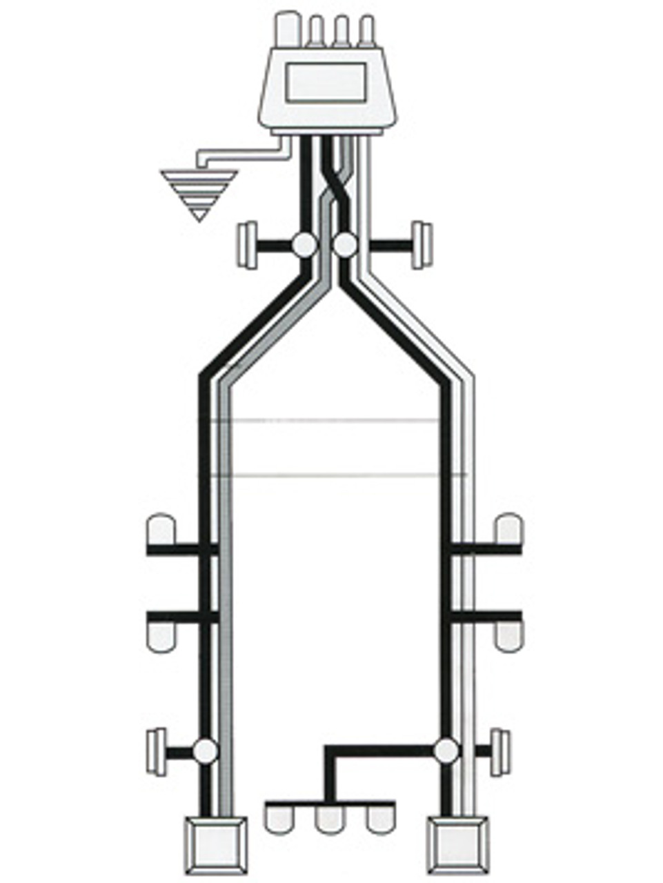 48244 --- Endurance Easy-Pull 4-Flat Trailer Wire Y-Harness - 20'