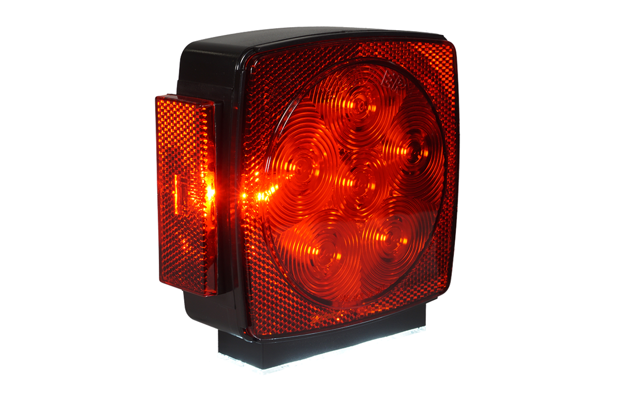 LED440LR6 --- Square Combination Sealed Submersible LED Left Tail Light and Side Marker