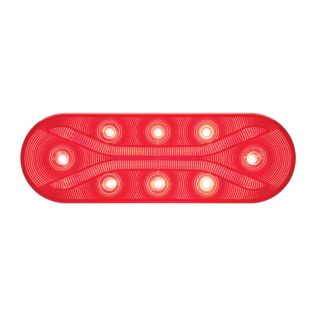 STL602RBP --- Oval Sealed LED Stop/Turn with "X" Tail