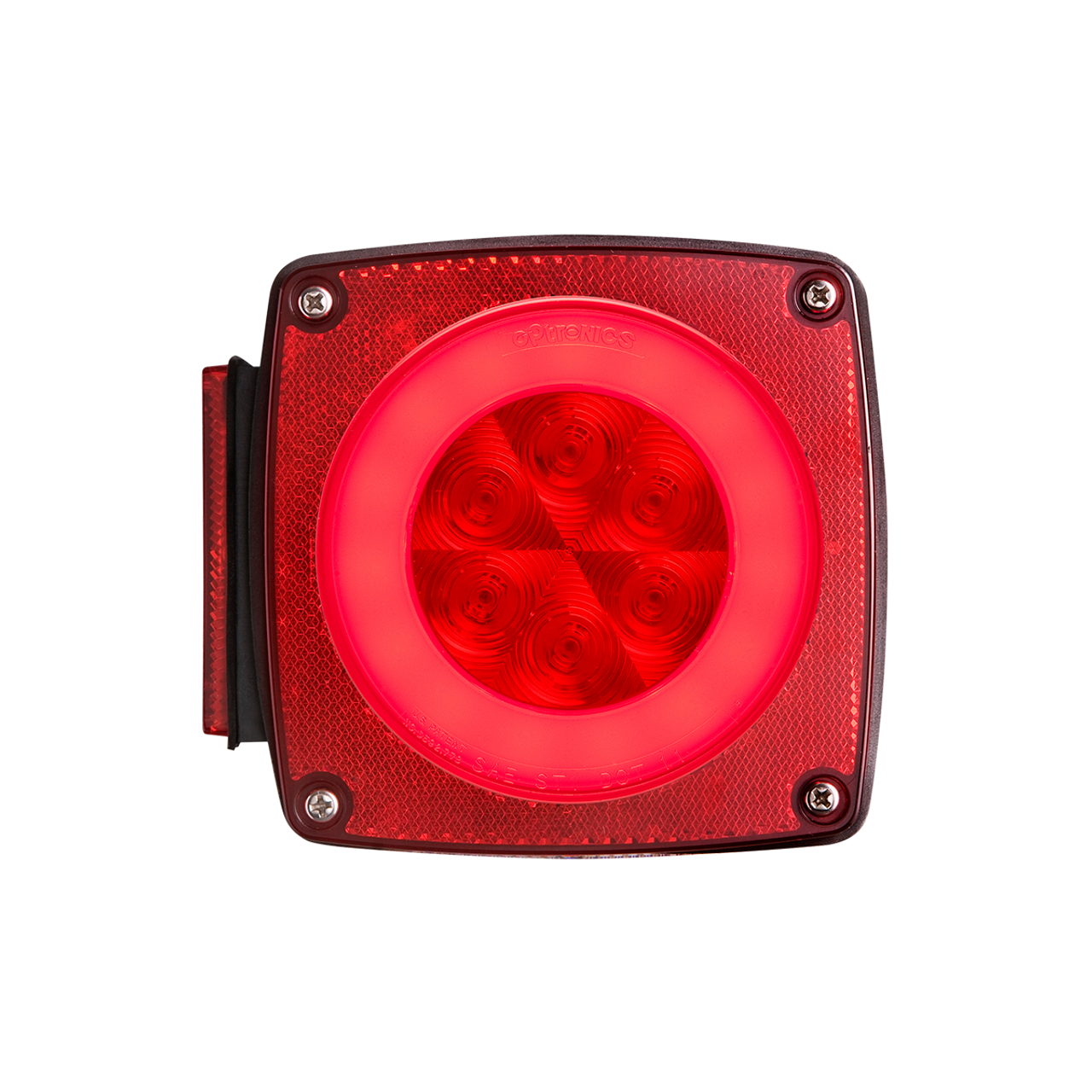 STL109RBP --- Glolight LH Square Sealed LED Red Stop/Turn/Tail Light
