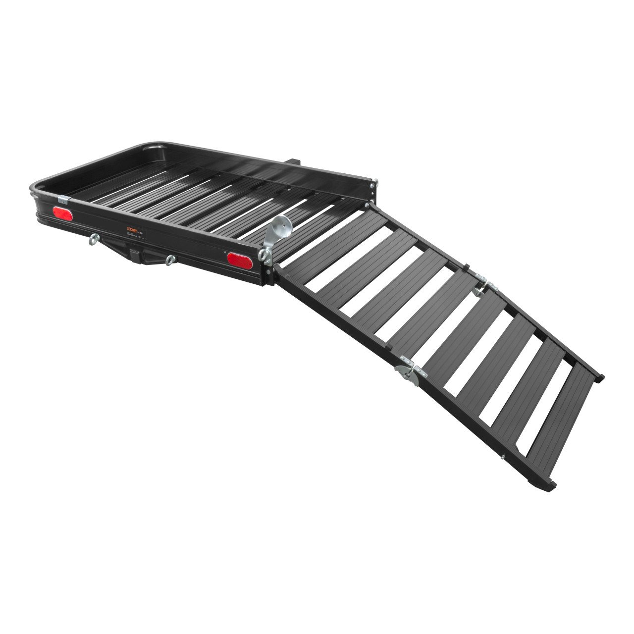 18112 --- Aluminum Hitch Cargo Carrier with Ramp - 50" x 30-1/2"