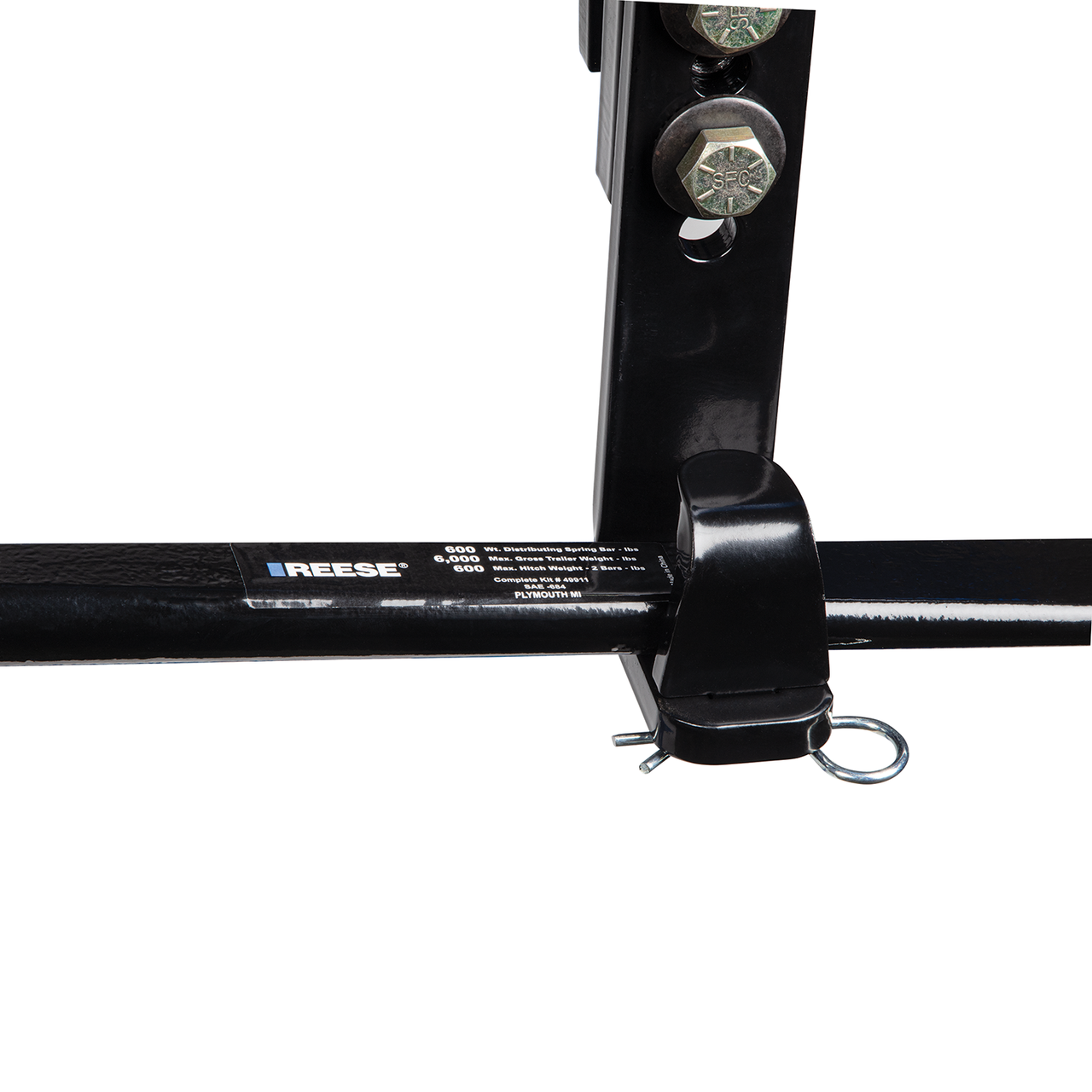 49913 --- Weight Distributing Hitch Kit w/Shank and Sway Control - 11,500lb