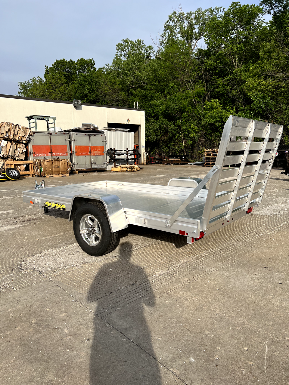 AL7210H --- 2023 Aluma 72x10' Aluminum Utility Trailer - 3.5K #AL3414