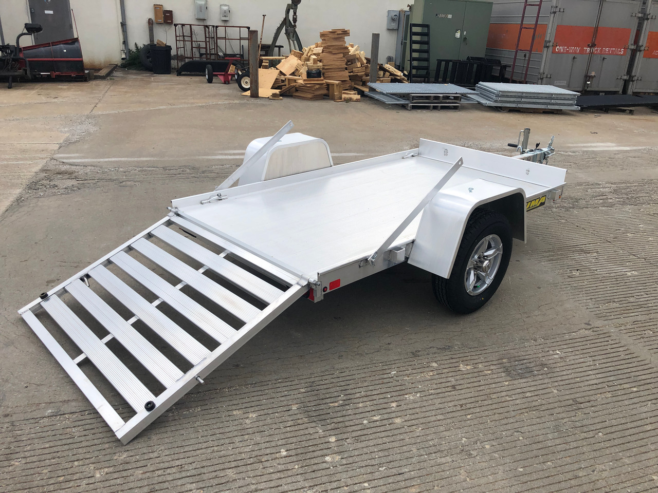 AL548 --- 2023 Aluma 54"x8' Aluminum Utility Trailer #AL4517