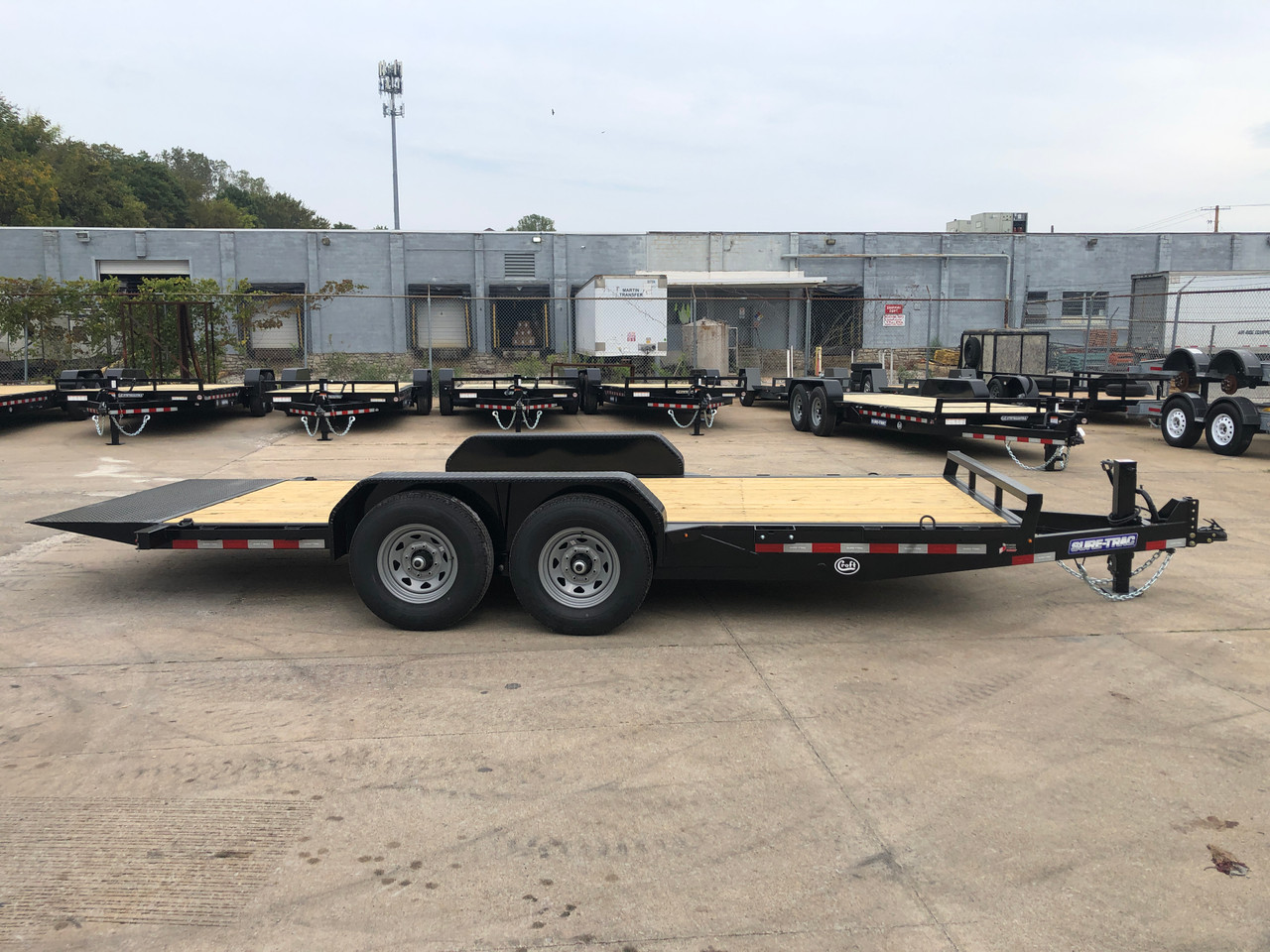 STET8218TA5 --- CHARCOAL --- 2024 Sure-Trac 82x18' Equipment Tilt Trailer - 14k #ST2905