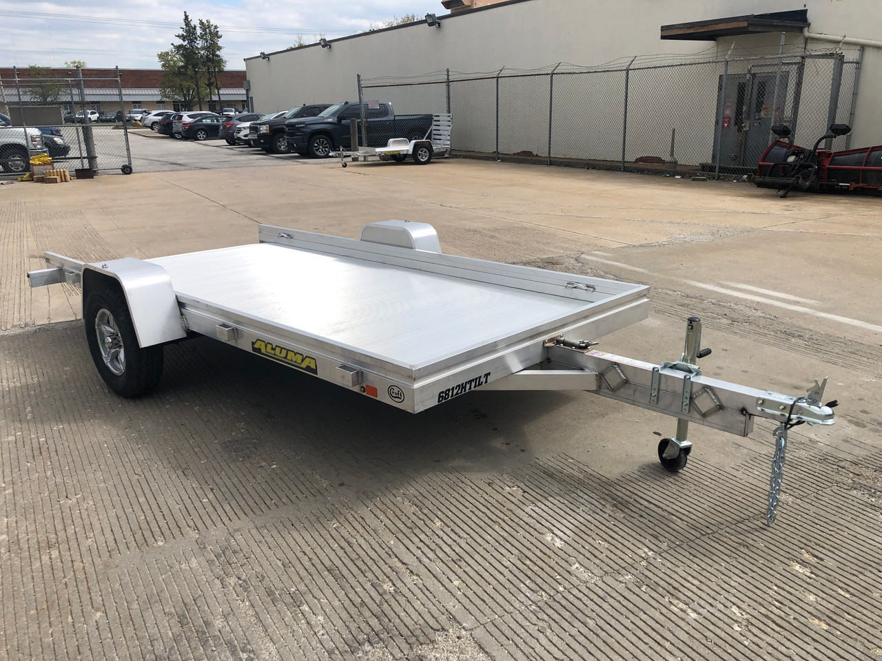 AL6812HTILT --- 2023 Aluma 68x12' Aluminum Tilt Utility Trailer - 3.5k #AL3186