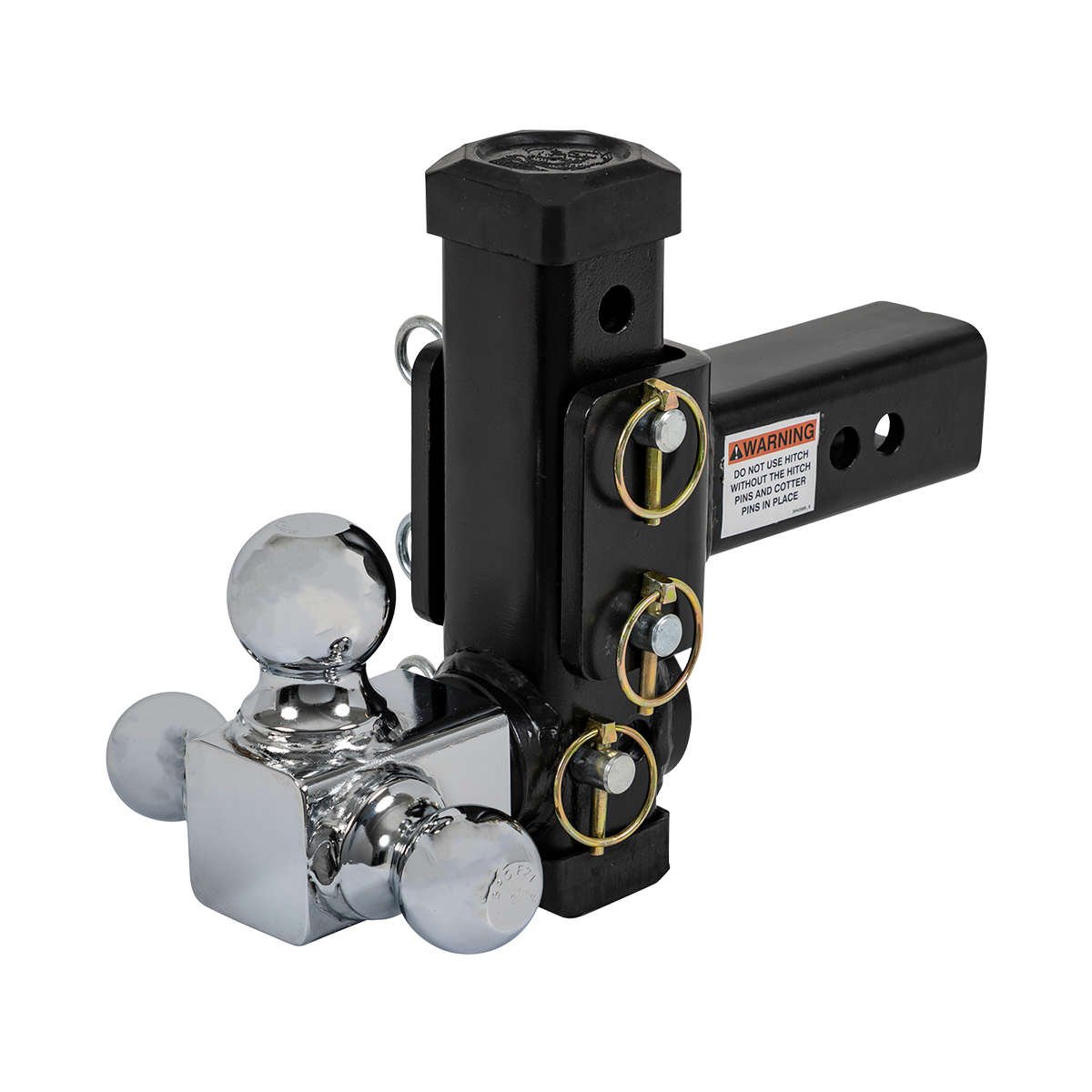 1802500 2.5" Adjustable Ball Mount, TriBall Combination, 15,000 lb