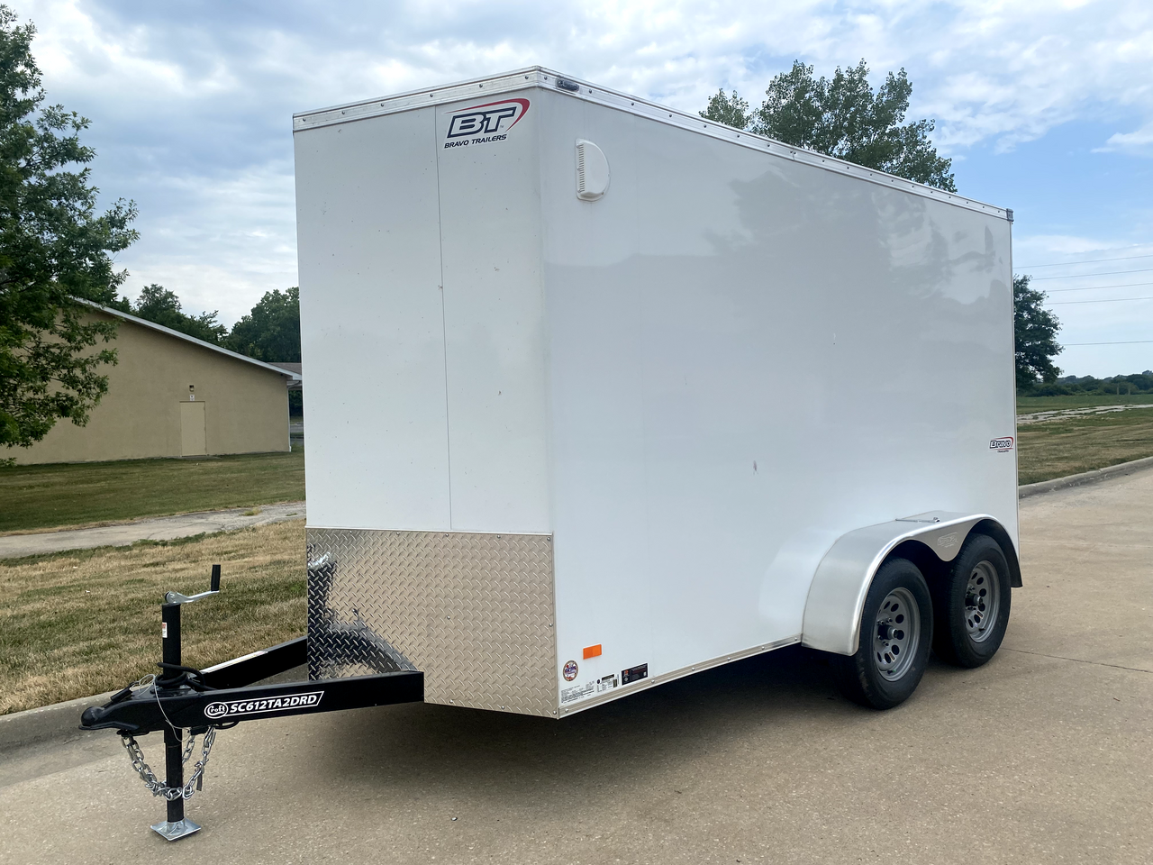 SC612TA2DRD --- 2024 Bravo 6'X12' Enclosed w/ Ramp Door #BR4058