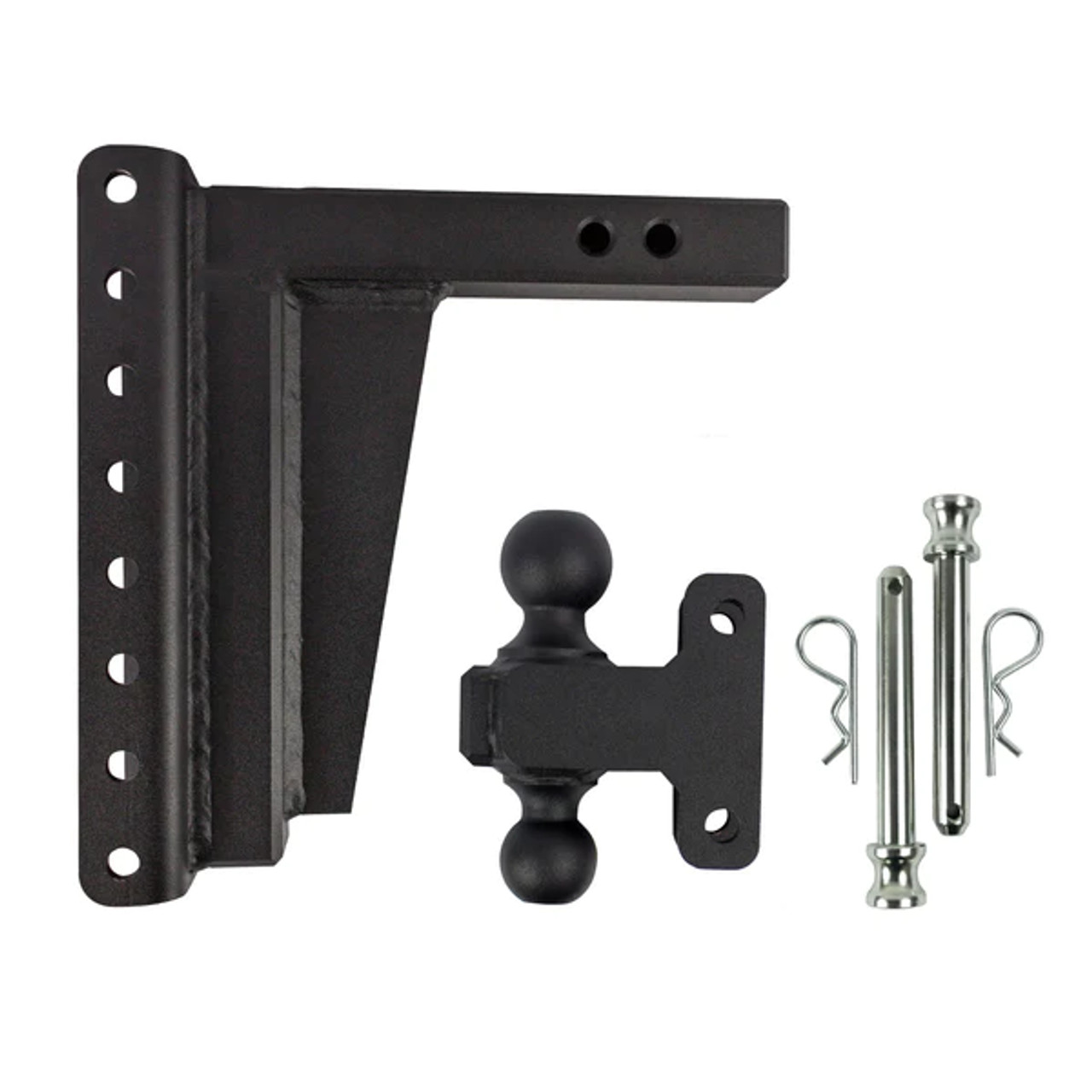 BPED2010 --- Dual-Ball Six Position 2" Shank Extreme Duty Hitch - 30k