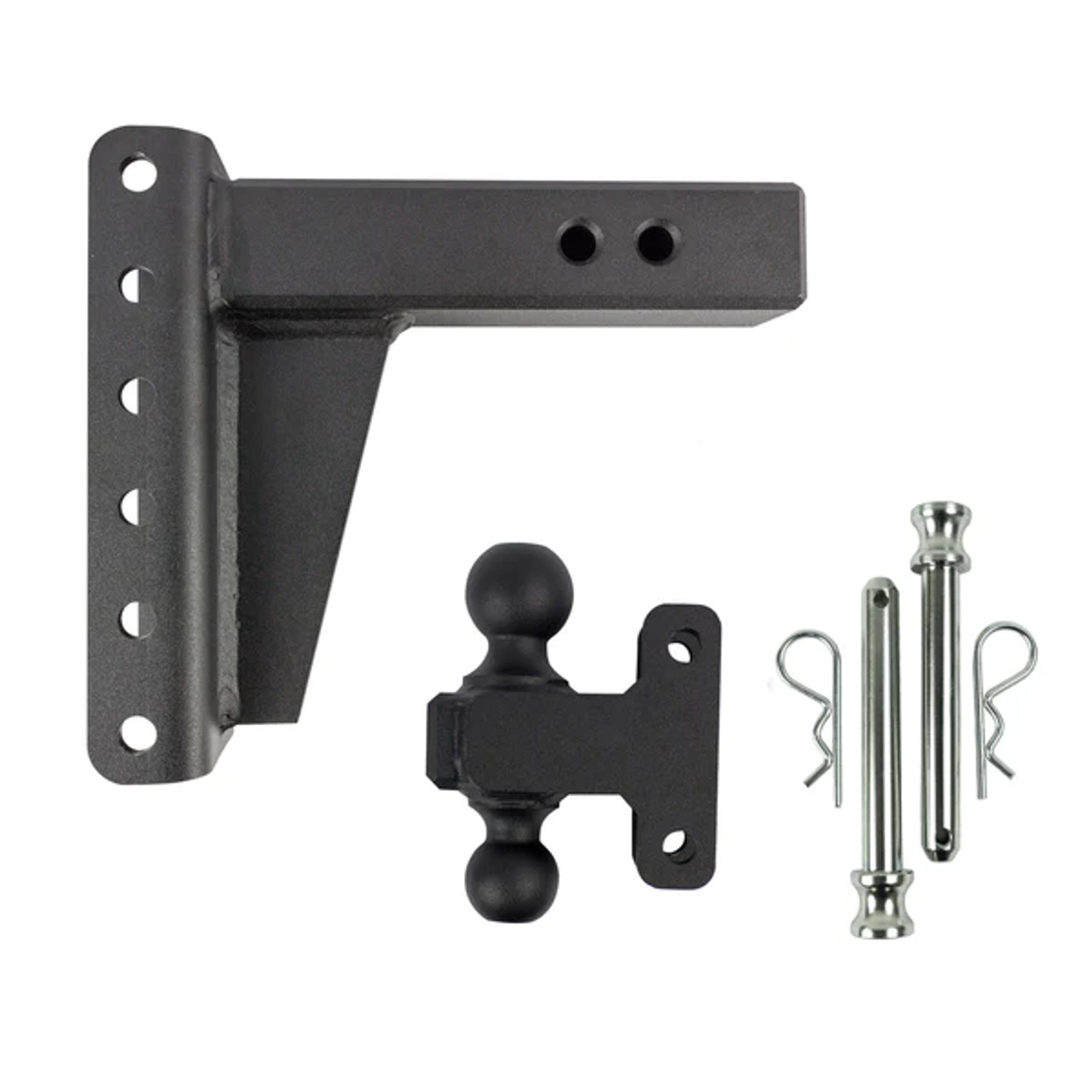 BPED256 --- Dual-Ball Four Position 2-1/2" Shank Extreme Duty Hitch - 36k