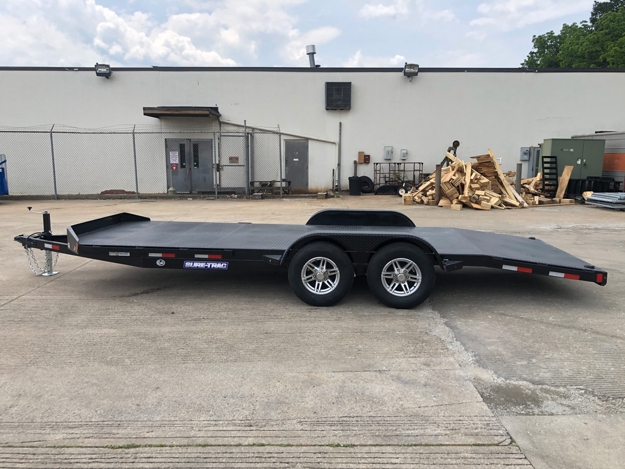  STCH8220SDTA3 --- CHARCOAL --- 2024 Sure-Trac 82x 20' Steel Deck Car Hauler - 10k #ST8007