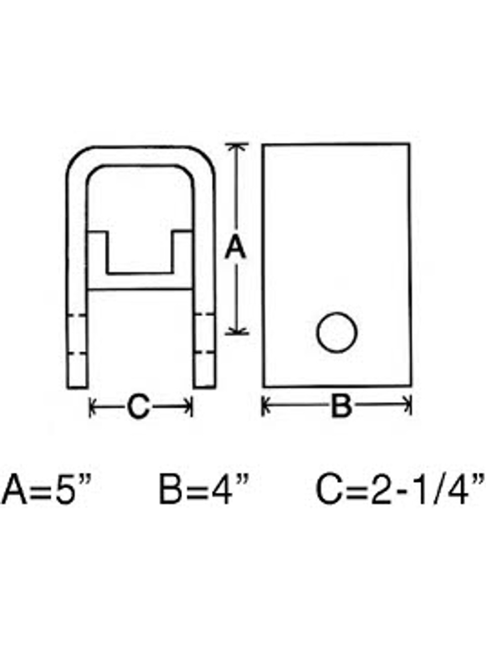 RH5539 --- Rear Slipper Hanger - Heavy Duty