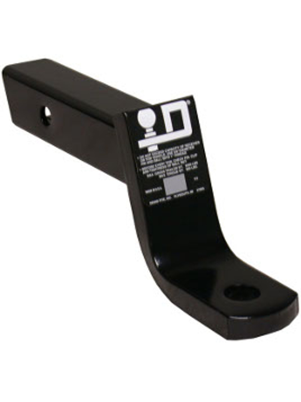 40345 --- Ball Mount Long Shank - 4" Drop - 6,000 lb Capacity