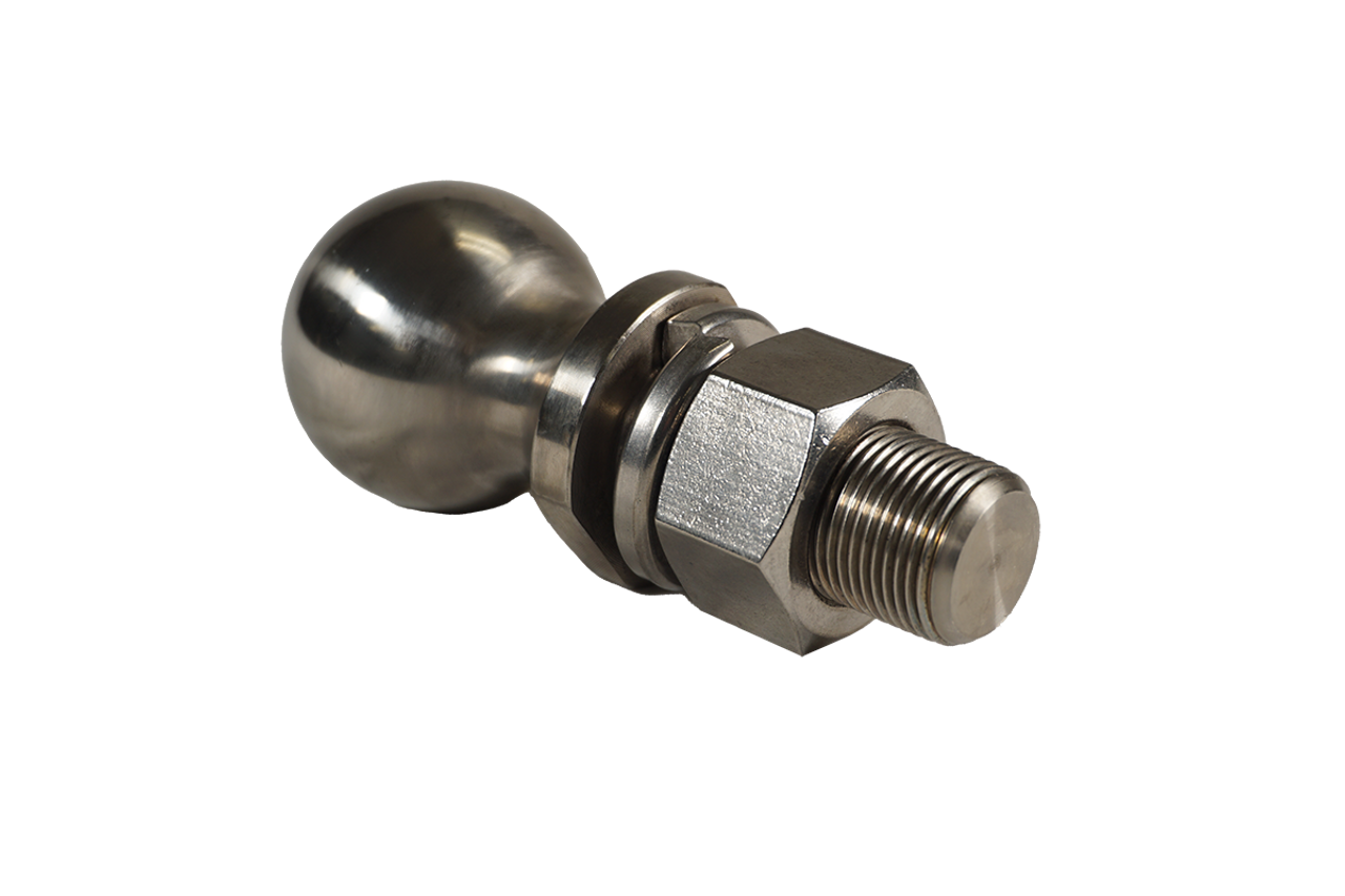 B2SS --- 2" Hitch Ball, 6,000 lb Capacity, Stainless Steel Finish